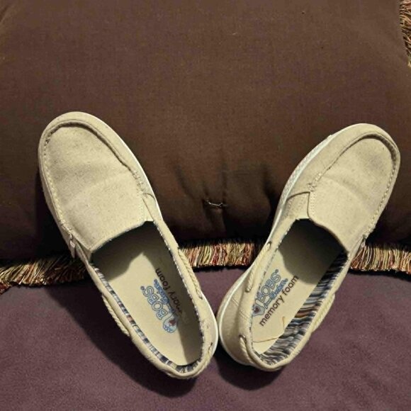 Bobs From Skechers Memory Foam Shoes Size 7.5 Mood Edge # 113986 NVMT - Picture 8 of 11